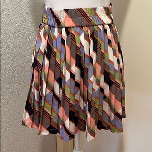 Vintage Banana republic Colorful Geometric Patterned Women's Skirt